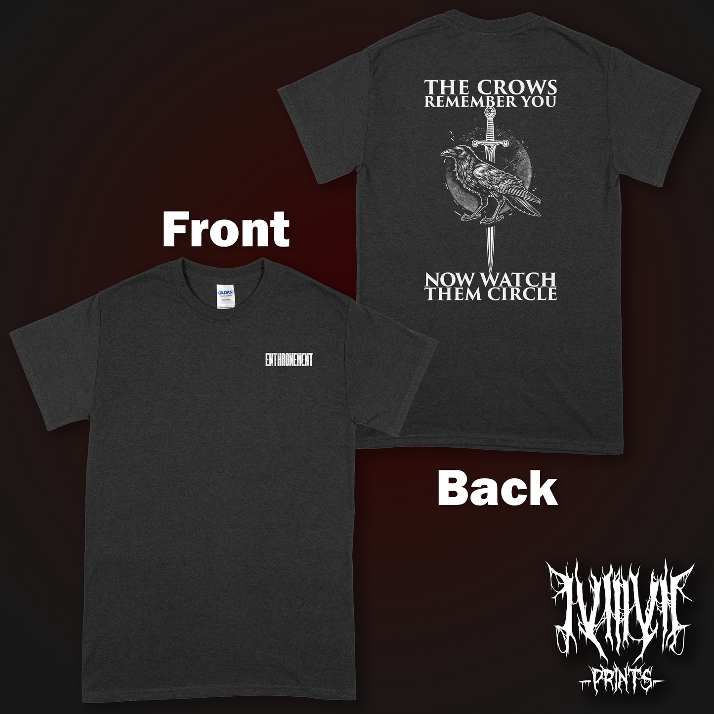 Enthronement Crows T-Shirt - PREORDER